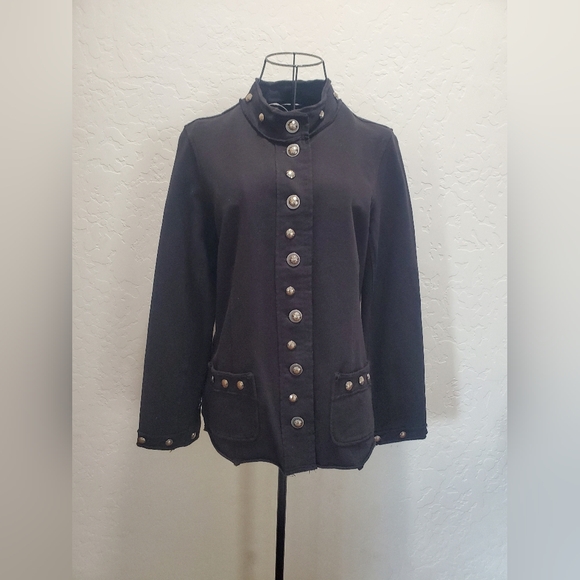 NEON BUDDHA Black Jacket. Size Medium. - Picture 6 of 9